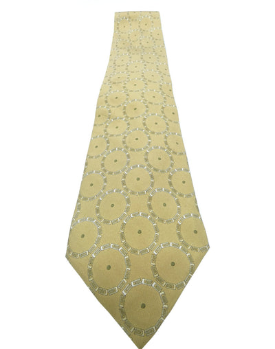 Gucci Vintage Beige and Cream Graphic Tie Ties Gucci