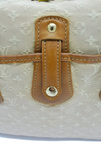 Louis Vuitton Vintage Mini Lin Mary Kate Tan Canvas Tote Bag Louis Vuitton