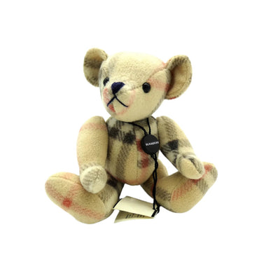 Burberry London Cashmere Jointed Teddy Bear Collectable Burberry