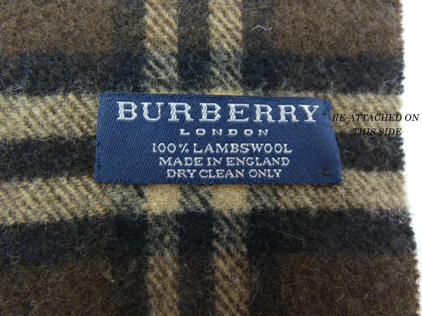 Vintage burberry lambswool scarf online