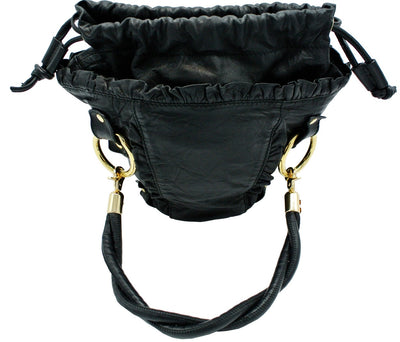 Dolce & Gabbana Small Black Leather Handbag Bag Dolce & Gabbana