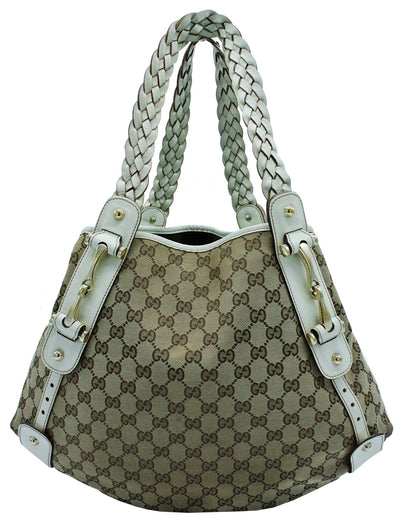 Gucci Tan GG Canvas Pelham Large Hobo Bag Gucci