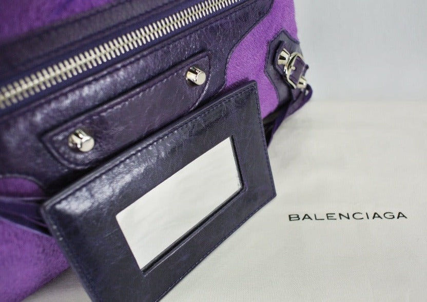 Balenciaga Violet Limited Edition First 2way Pony Bag Balenciaga