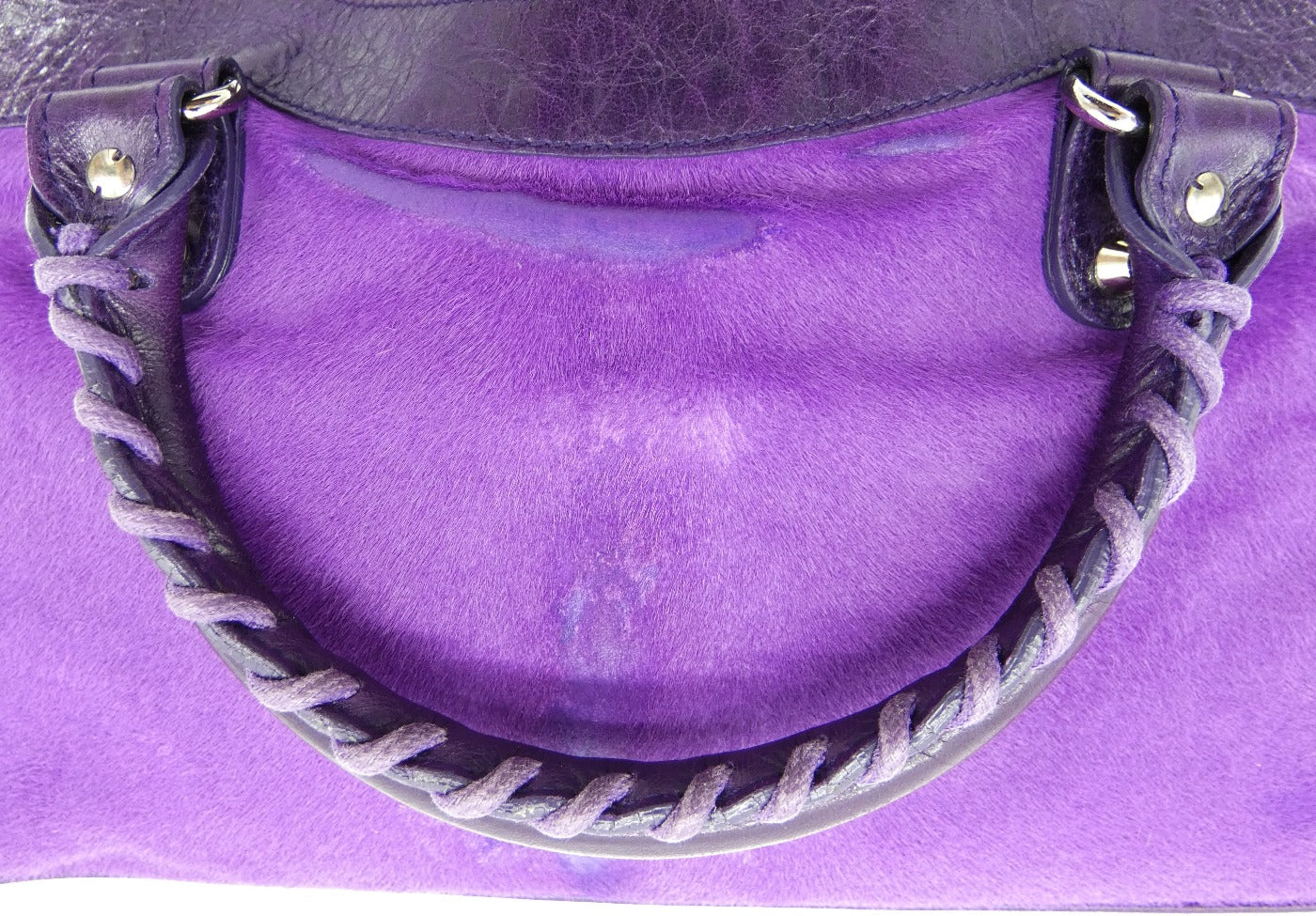 Balenciaga Violet Limited Edition First 2way Pony Bag Balenciaga