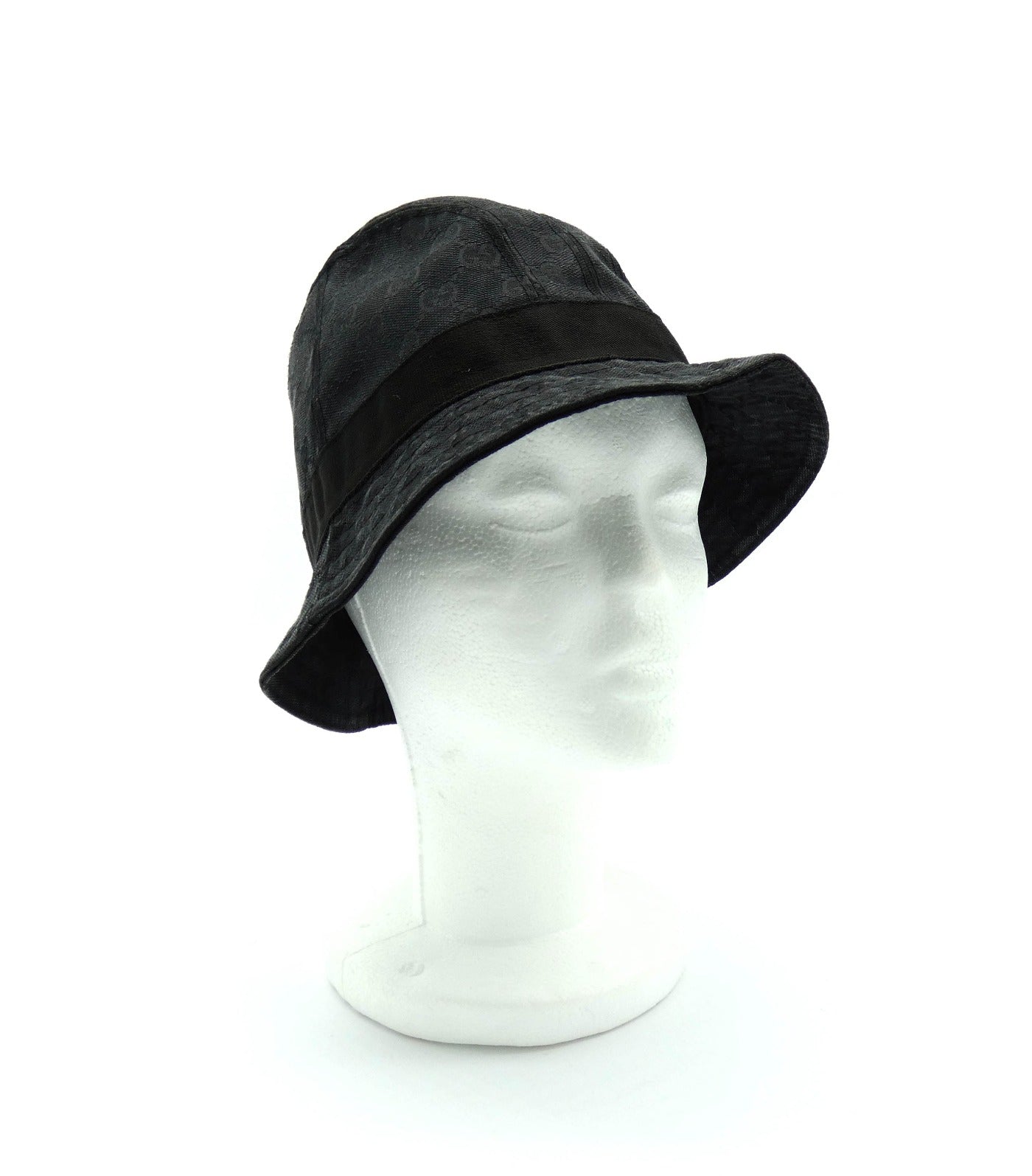 Gg Canvas Bucket Black Mens Bucket Hat Gucci Black GG Canvas