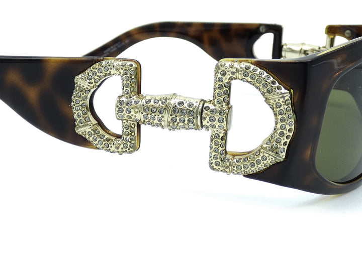 TORTOISE GUCCI SUNGLASSES WITH RHINESTONES GUCCI Tortoise G Rhinestone Brown GG 2548/STRASS 086  main image 4