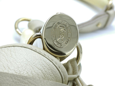 YSL St. Tropez Mombasa Cream Horn Bag Bag YSL
