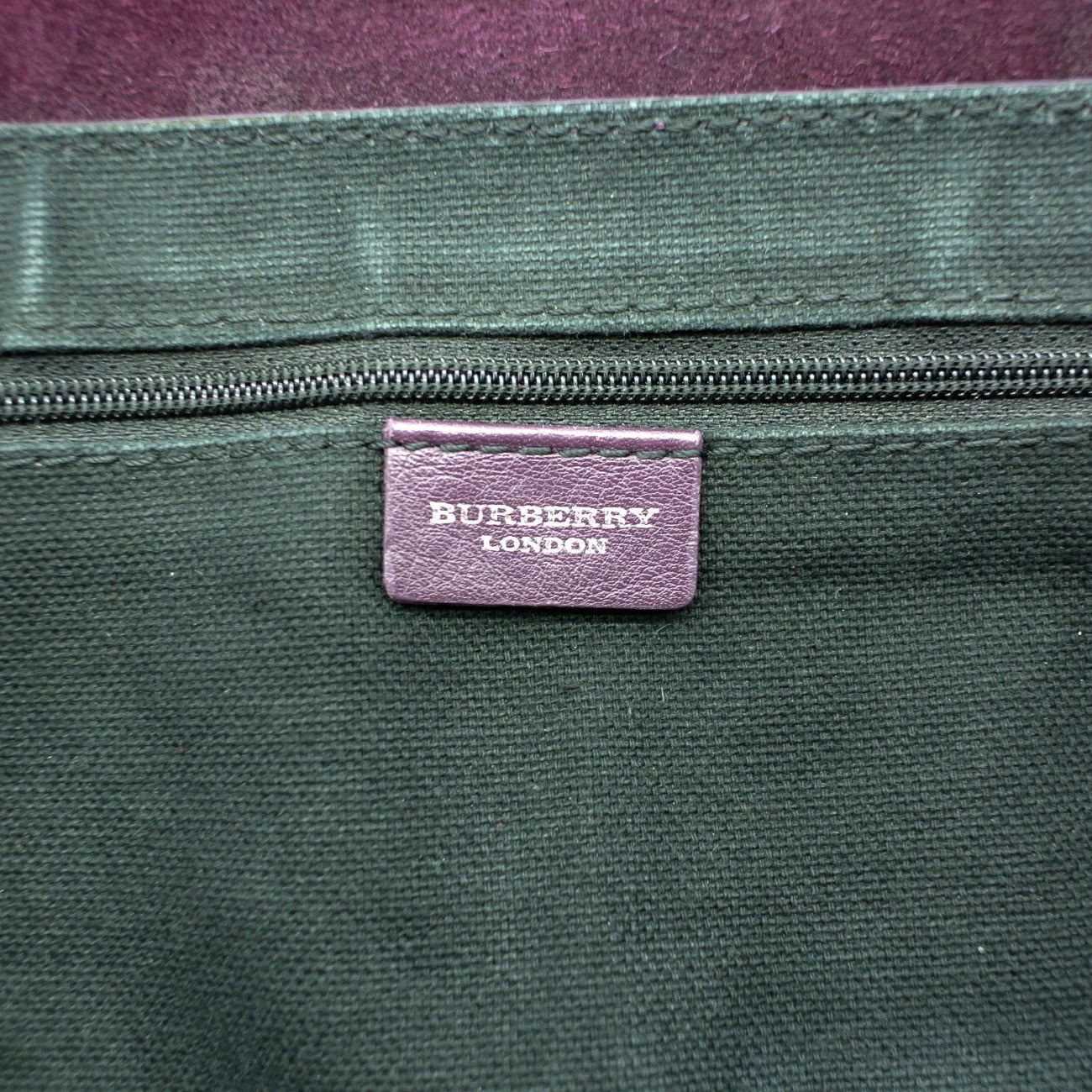 Burberry Bordeaux Suede Fringed Bag Bag Burberry