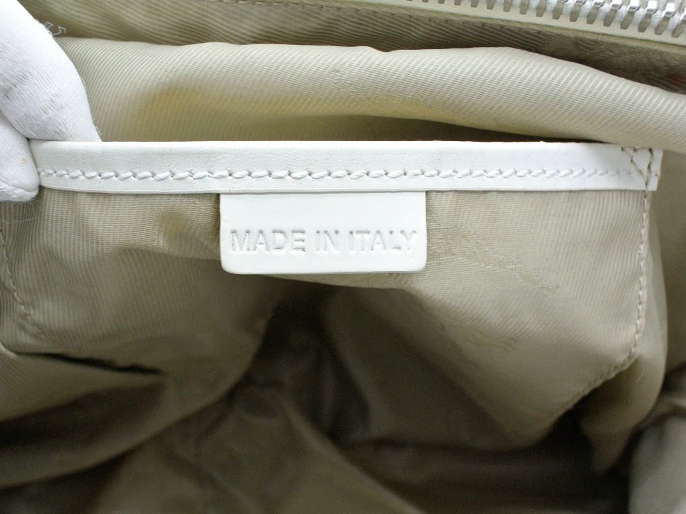 Burberry Prorsum Large Ivory Ashbury Knight Satchel – Occhi