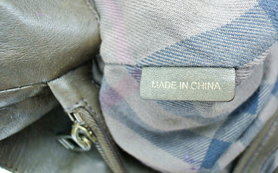 Burberry Taupe Leather Easton Bag Bag Burberry