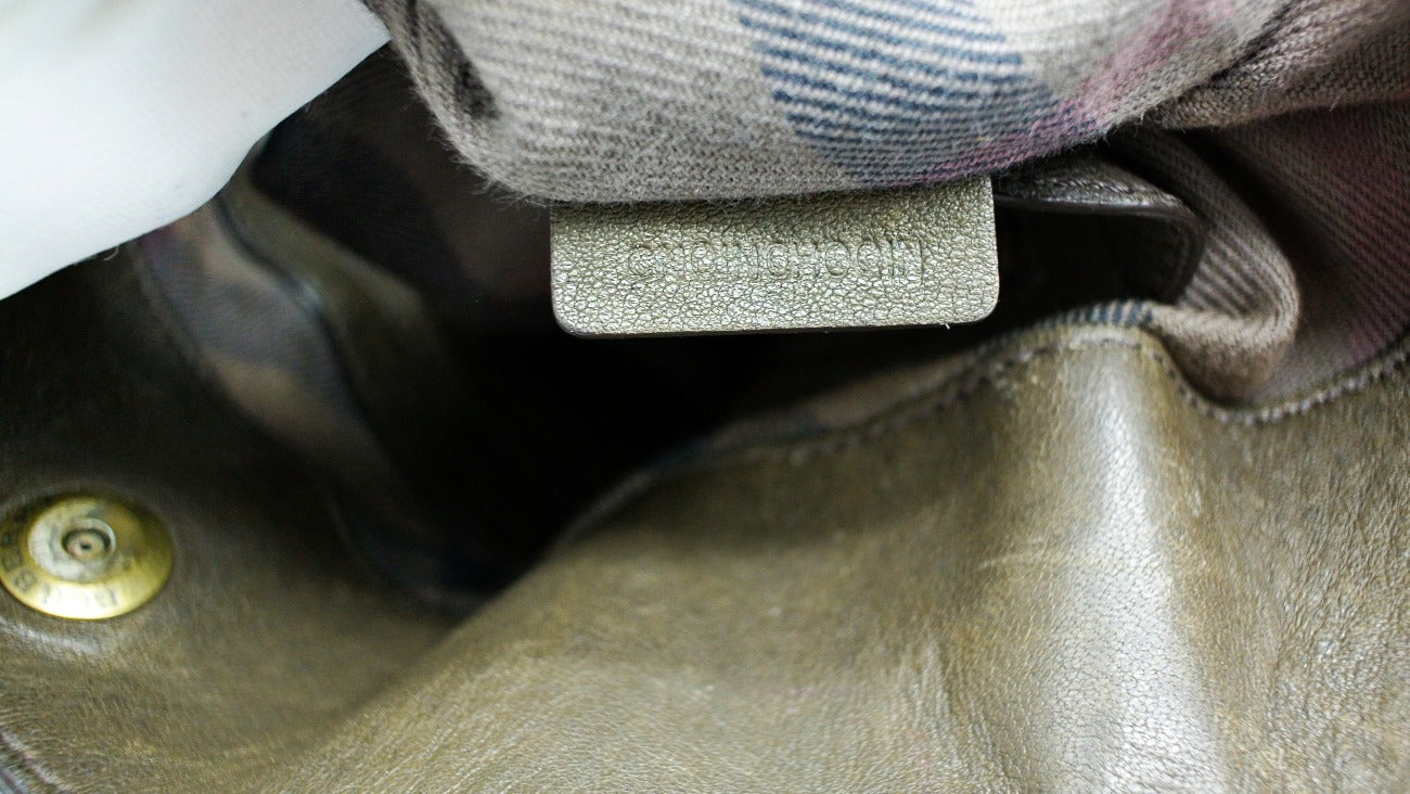 Burberry Taupe Leather Easton Bag Bag Burberry
