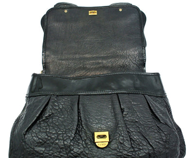 Fendi Black Grained Leather B Bag Bag Fendi