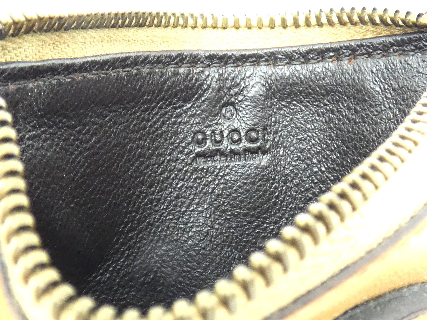 Gucci Tan Leather GG Mini Purse Wallet Gucci