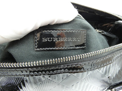 Burberry Anford Black Patent Bag Bag Burberry