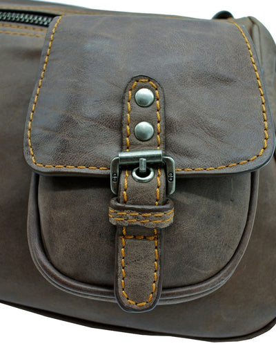 Christian Dior Brown Gaucho Double Saddle Bag Bag Christian Dior