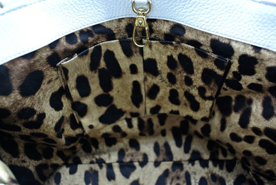 Dolce & Gabbana Convertible Ivory Leather Flap Bag Bag Dolce & Gabbana