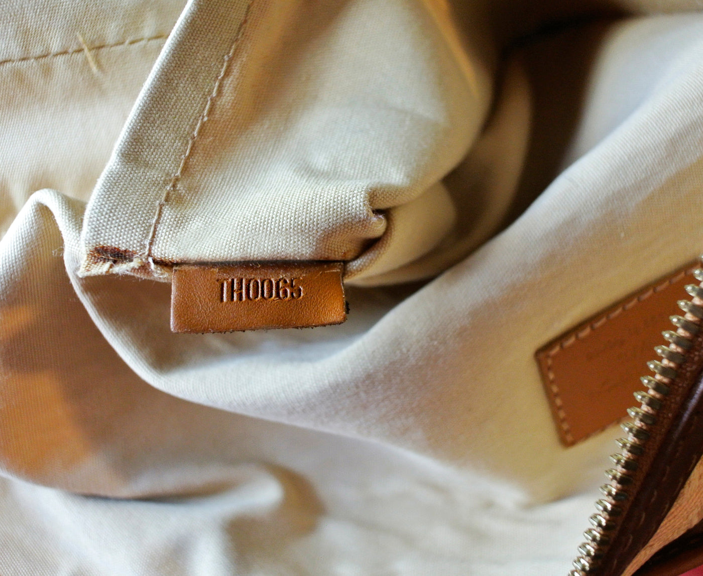 Louis Vuitton Vintage Mini Lin Mary Kate Tan Canvas Tote Bag Louis Vuitton