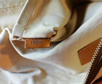 Louis Vuitton Vintage Mini Lin Mary Kate Tan Canvas Tote Bag Louis Vuitton