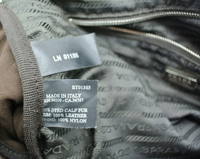 Prada Zebra Pony Medium Handle Bag Bag Prada