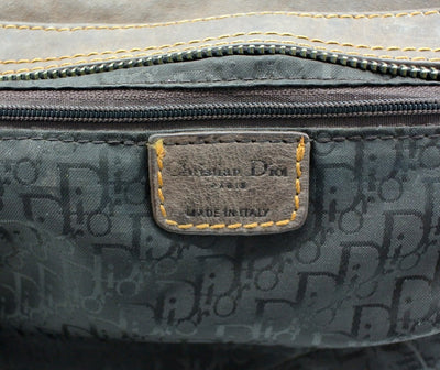 Christian Dior Brown Gaucho Double Saddle Bag Bag Christian Dior