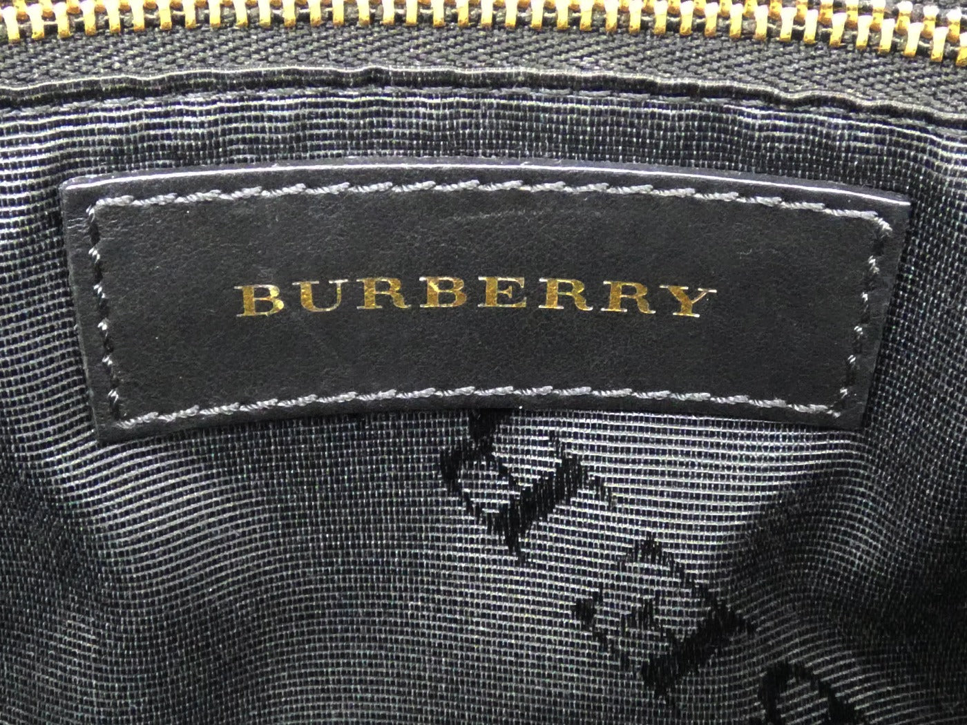 Burberry Black Leather Small Clifton Handbag Bag Burberry