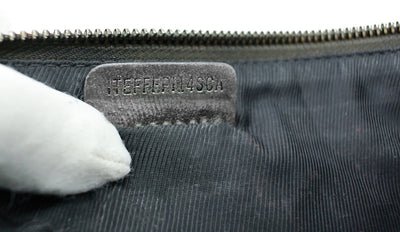 Burberry Silver Leather Wristlette Bag Burberry