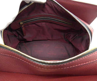 DSquared2 Bordeaux Leather Bauletto Boston Bag Bag DSquared2