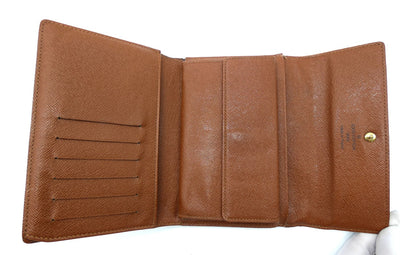 Louis Vuitton Vintage Brown and Monogram Sarah Wallet Wallet Louis Vuitton