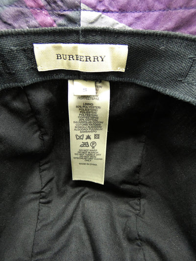 Burberry Purple Nova Check Cloche Bucket Hat Hats Burberry