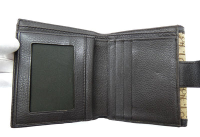 Christian Dior Tan Oblique Street Chic Compact Wallet Wallet Christian Dior