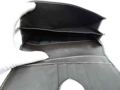 Gucci Continental GG Canvas Heart Vintage Long Wallet Wallet Gucci