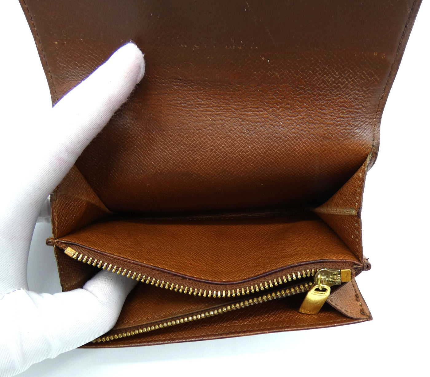 Louis Vuitton Monogram Vintage Sarah Wallet Brown