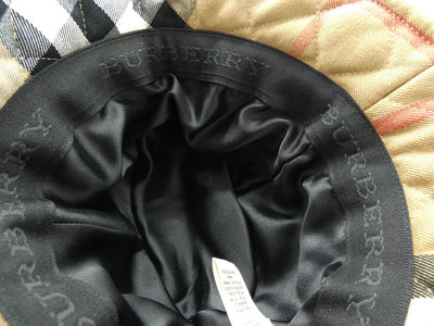 Burberry Quilted Nova Check Bucket Hat Hats Burberry