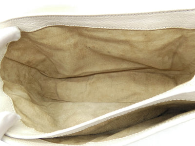 Miu Miu White Leather Madras 2way Bag Bag Miu Miu