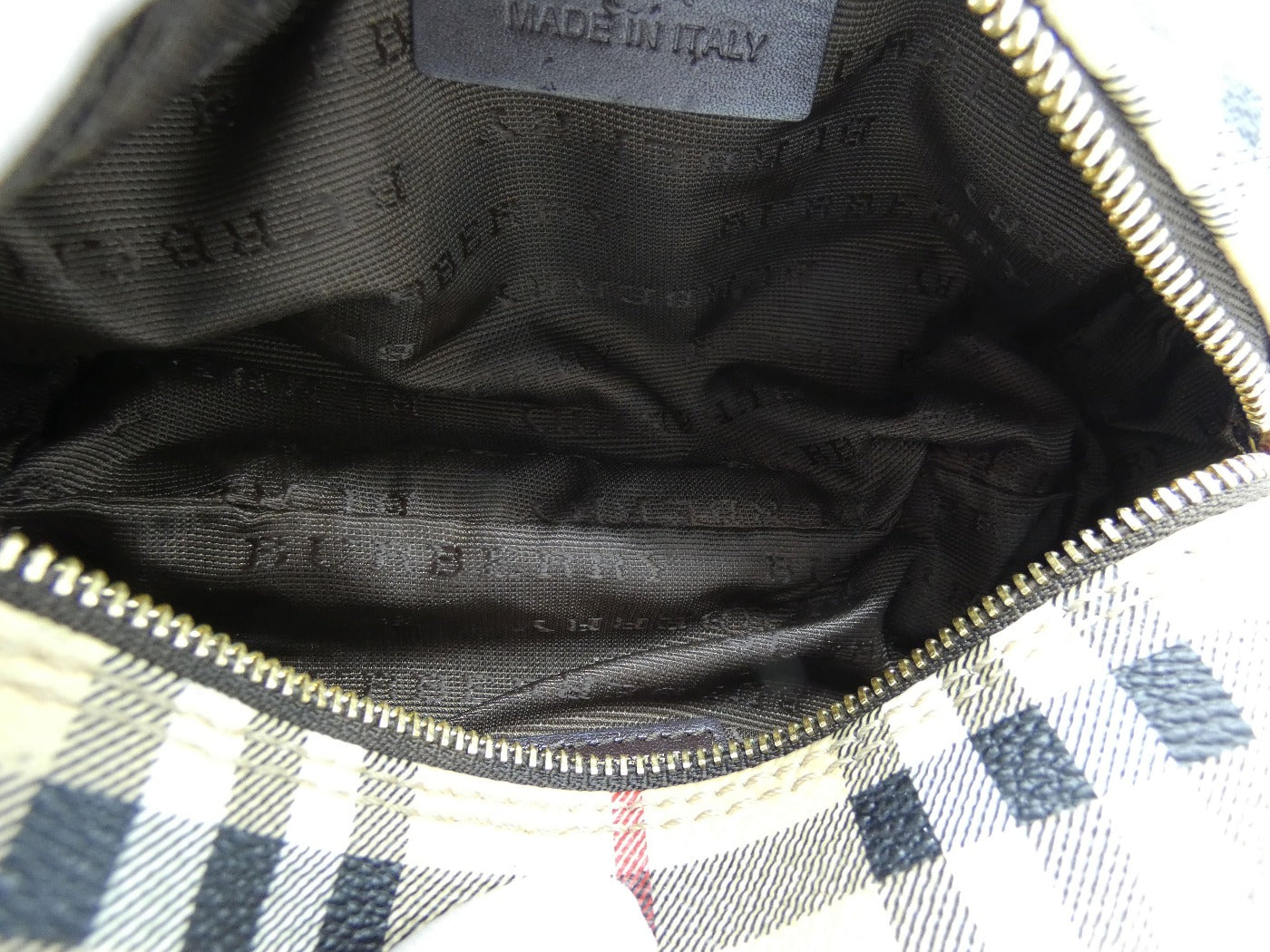 Burberry Haymarket Check Pouch Wallet, Cosmetic Bag Burberry