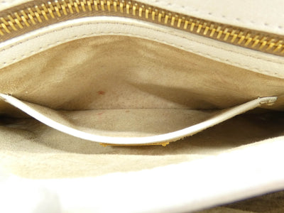 Miu Miu White Leather Madras 2way Bag Bag Miu Miu