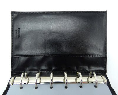 Prada Black Leather and Nylon Agenda Wallet Prada