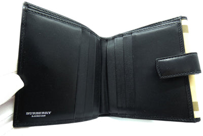 Burberry Nova Check Compact Wallet Wallet Burberry