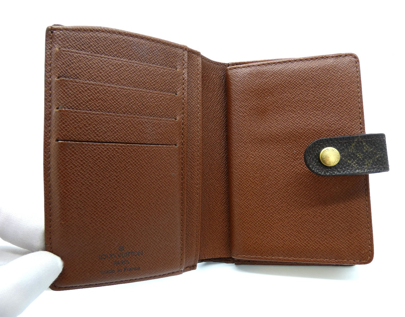 Louis Vuitton Vintage Brown and Monogram Kisslock Wallet – Occhi Azzurri