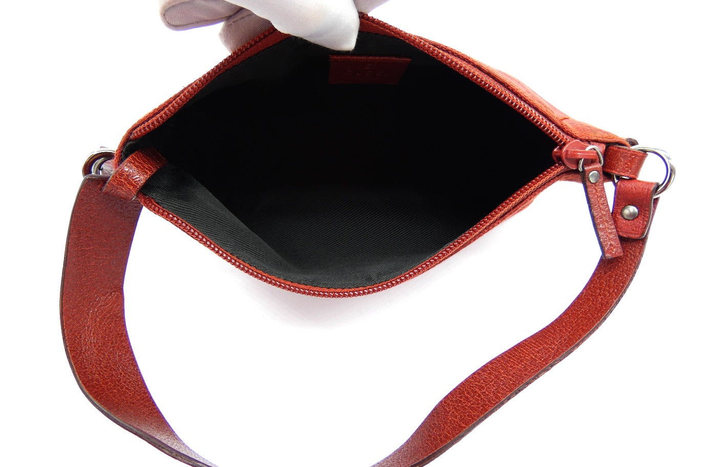 Gucci Red Canvas Guccissimo GG Pochette Bag Gucci