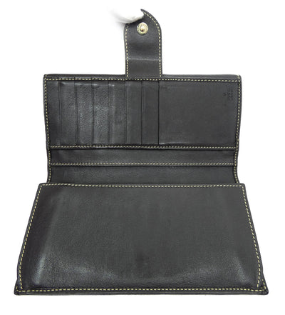 Gucci Continental GG Canvas Heart Vintage Long Wallet Wallet Gucci