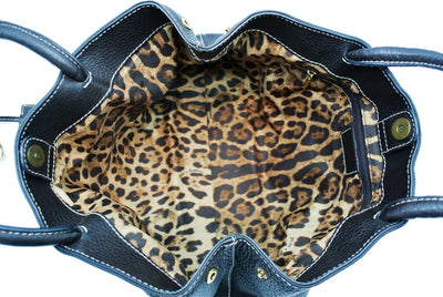 Dolce & Gabbana Vintage D Ring Brown Leather Shoulder Bag Bag Dolce & Gabbana