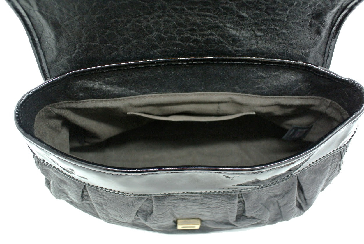 Fendi Black Grained Leather B Bag Bag Fendi
