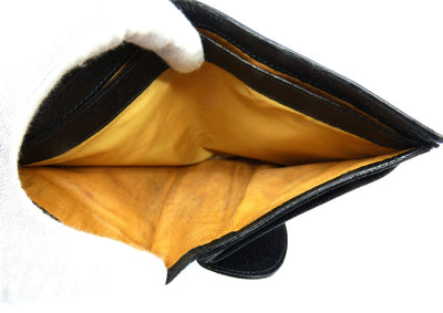 Gucci Vintage Bi-Fold Horsebit Black Leather Wallet Wallet Gucci