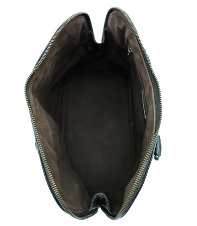 Burberry Vintage Haymarket Smoke Check Coated Canvas Handbag Bag Burberry