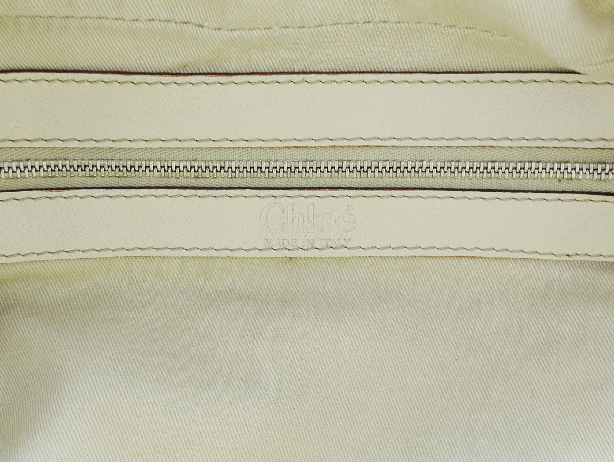 Chloe Cream Paddington Bag: Modified Bag Chloe