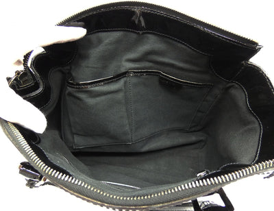 Burberry Anford Black Patent Bag Bag Burberry