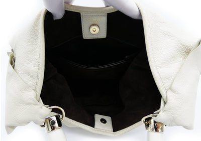 YSL St. Tropez Mombasa Cream Horn Bag Bag YSL