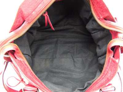 Balenciaga Pourpre Agneau Classic City Motorcycle Bag Bag Balenciaga