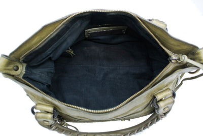 Balenciaga Olive Agneau First 2way Bag Bag Balenciaga
